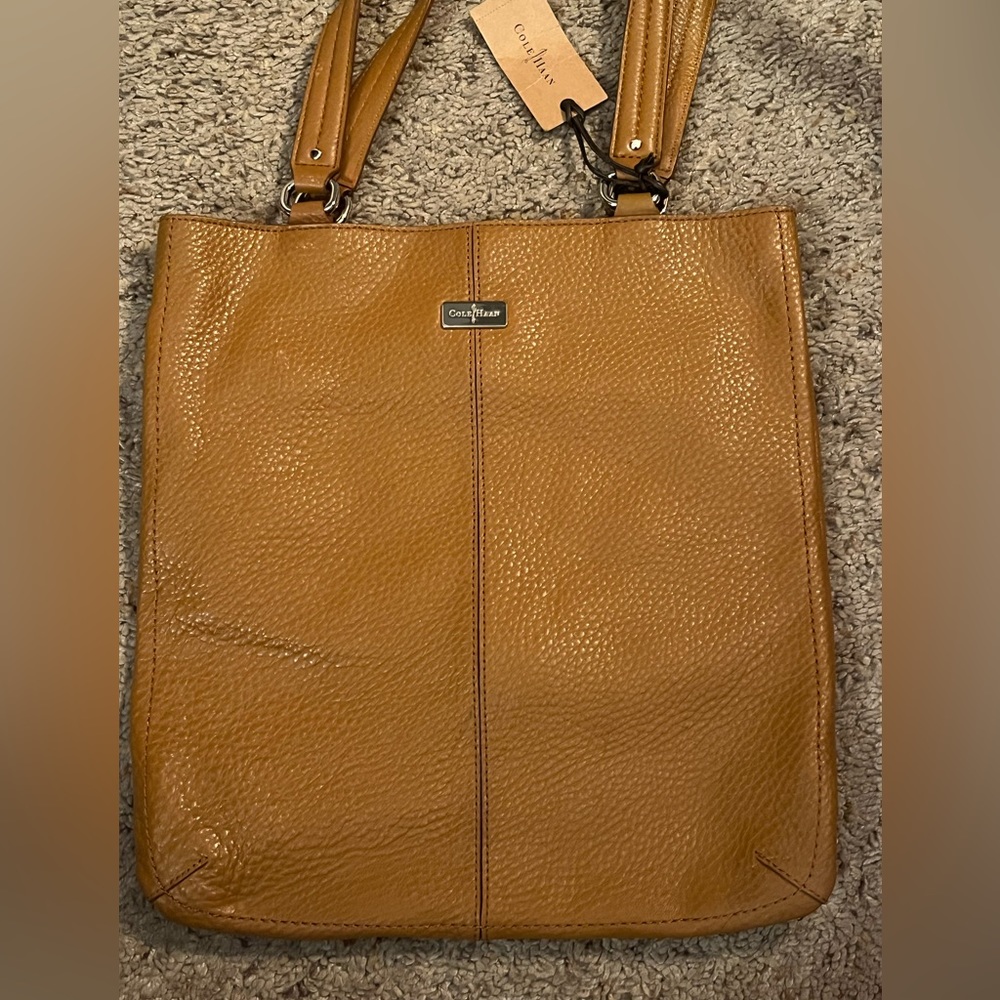 Cole Haan brand new shoulder bag. Soft slim bag also perfect to carry a laptop